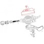 KIT CARCASSE LEVIER DERAILLEUR ARR.TRIGGER SRAM XX1 DROIT - 11.7018.014.000 - 710845718366