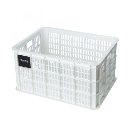 PANIER BASIL CRATE L 40L PLASTIQUE BLANC BRILLANT 34.5x49x27 - 21162 - 8715019211621