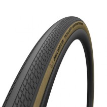PNEU GRAVEL 700X30C TS MICHELIN POWER ADVENTURE CLASSIC TLR NOIR/BEIGE (30-622) - 3528707857231