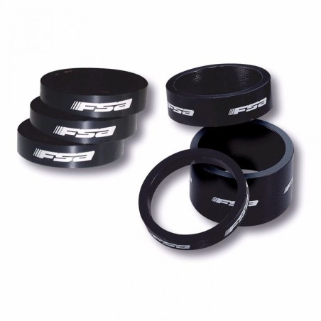 1 RONDELLE DE DIRECTION FSA ALUMINIUM 1-1/8 5 mm NOIRE - 160-4105 - 4712865861486