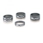XLC AS-A02 SET 5 RONDELLES DE DIRECTION A-HEAD 1-1/8" TITANE - 2500531511 - 4055149037758