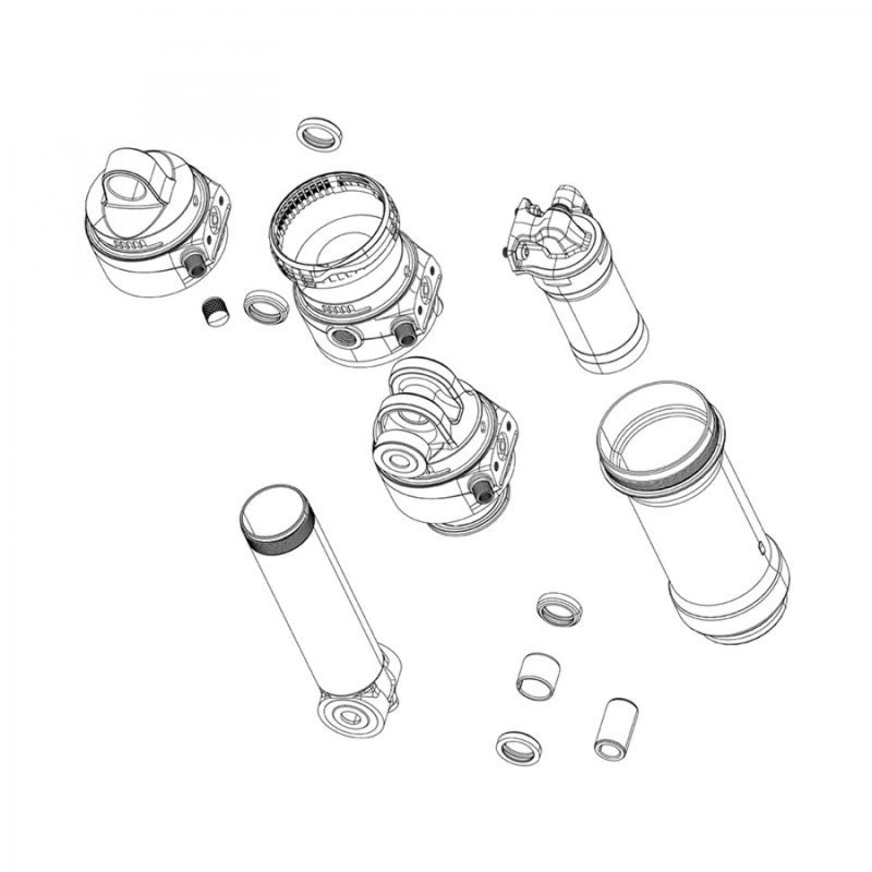 KIT DOUILLES AMORTIS.ROCKSHOX IMPERIAL/METRIC 1/2 25.0x10mm - 11.4118.091.008 - 710845868665