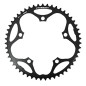 PLATEAU ROUTE 5BRA D.130 STRONGLIGHT DURAL 51DTS EXTERIEUR NOIR TYPE SHIMANO 8-9V.