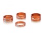 XLC AS-A02 SET 5 RONDELLES DE DIRECTION A-HEAD 1-1/8" ORANGE - 2500531516 - 4032191955704