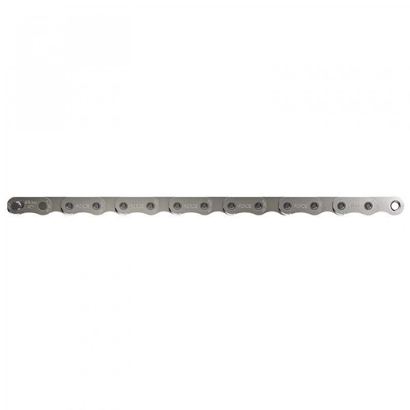 CHAÎNE SRAM FORCE D1 FLATTOP 120 MAILL.POWERLOCK 12V ARGENT - 00.2518.038.001 - 710845869440