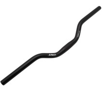 CINTRE VTT DEMI RELEVE ALU NOIR MAT 25,4mm L610mm HAUTEUR 50mm