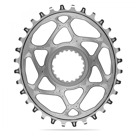 PLATEAU ABSOLUTE BLACK OVALE 28D DM SHIMANO XTR ALUMINI.GRIS - SHDMOV28GR - 5110846004201