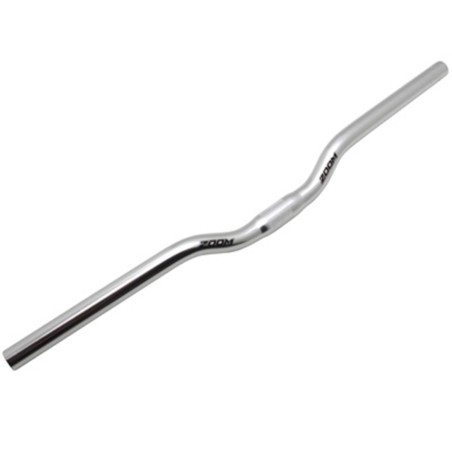 CINTRE VTT DEMI RELEVE P2R ALU KALIN ARGENT 25,4 L600mm HAUTEUR 30mm