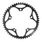 PLATEAU ROUTE 5BRA D.130 STRONGLIGHT DURAL 52DTS EXTERIEUR NOIR TYPE SHIMANO 8-9V.