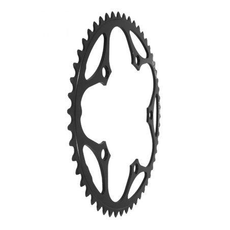 PLATEAU ROUTE 5BRA D.130 STRONGLIGHT DURAL 52DTS EXTERIEUR NOIR TYPE SHIMANO 8-9V.