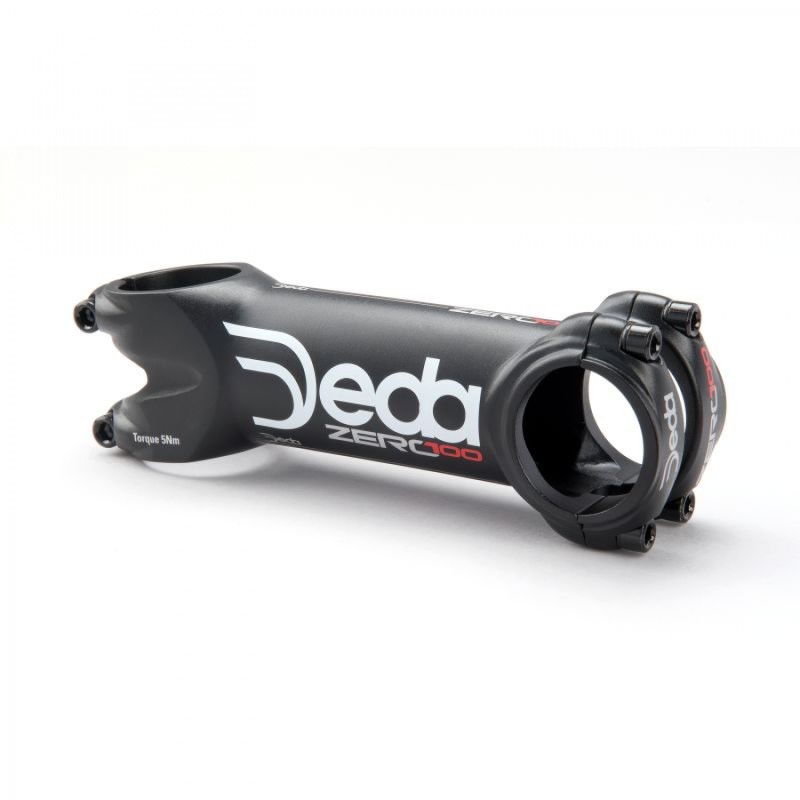 POTENCE DEDA ZERO 100 ALUMINIUM NOIRE 31.7-90 mm - D100B090 - 8059265687336