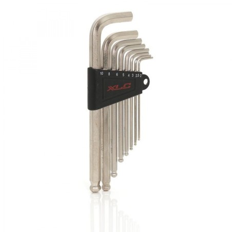 XLC TO-S33 SET CLÉ HÉXAGONALE 2/2,5/3/4/5/6/8/10mm A/SUPPORT - 2503609700 - 4032191656748
