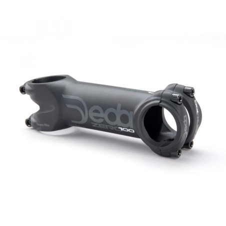 POTENCE DEDA ZERO 100 ALUMINIUM NOIRE MATE 31.7-100 mm - D100BOB100 - 8059265687480