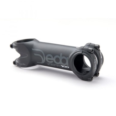 POTENCE DEDA ZERO 100 ALUMINIUM NOIRE MATE 31.7-100 mm - D100BOB100 - 8059265687480