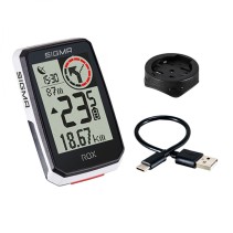 COMPTEUR VELO SANS FIL/GPS SIGMA ROX  2.0 14 FCTS BLANC