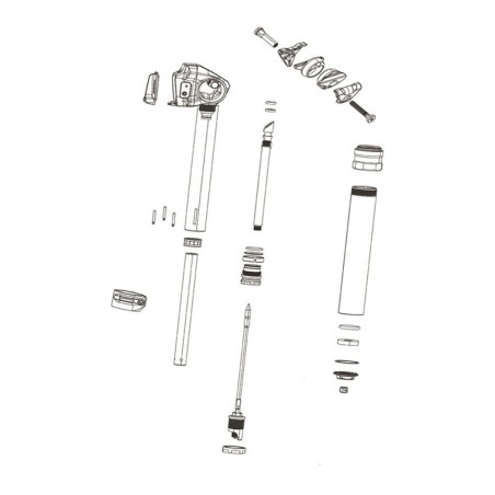 KIT SERRAGE ROCKSHOX TIGE TEL.REVERB AXS 2020/AXS XPLR 2022 - 11.6818.054.002 - 710845870712