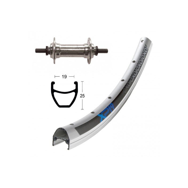 ROUE AVA.28x1.75 WINORA EXAL XP 19 36 TR.AXE A/VIS 100 AR.AN - 2146531200 - 4032191563770
