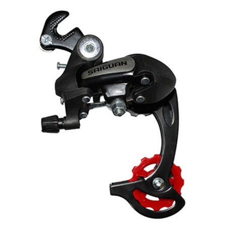 DERAILLEUR VTT ARRIERE P2R 6-7V. GRANDE CHAPE AVEC PATTE TYPE TY300