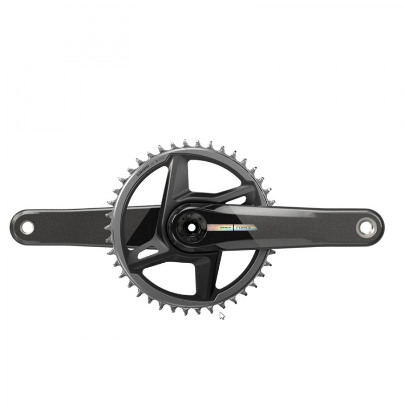 PÉDALIER SRAM FORCE WIDE DUB DM 170 40D 12V CARB.GRIS/IRIDES - 00.6118.665.008 - 710845887130