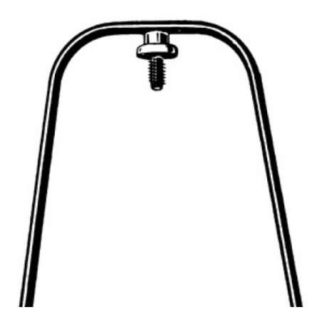 TRINGLE BUCHEL OEILLET GRAND ZINC 20   55 mm 282 mm - 228202302 - 4260231357984