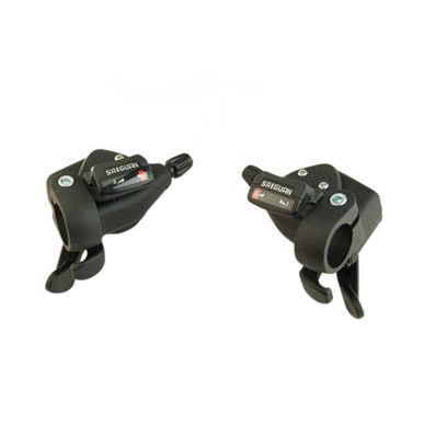 MANETTE VTT RAPID. PUSH-PULL  6X3V. COMPATIBLE SHIMANO NOIR (PR)