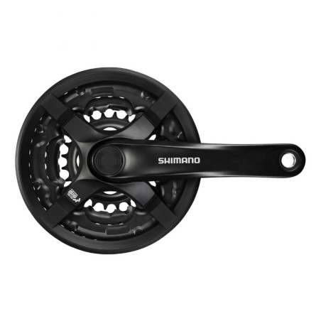 PEDALIER VTT SHIMANO  7-8V. TY501 NOIR 170mm 42-34-24  (BOITIER 122mm)