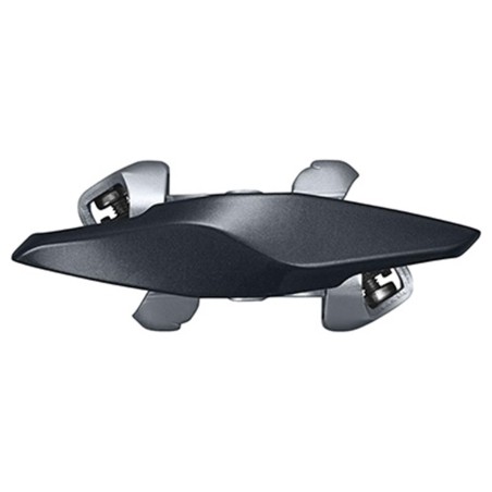 PEDALE VTT AUTOMATIQUE SHIMANO PD-ED500 DOUBLE ENCLENCHEMENT AVEC PLATEFORME NOIRE AVEC CALES (PAIRE)