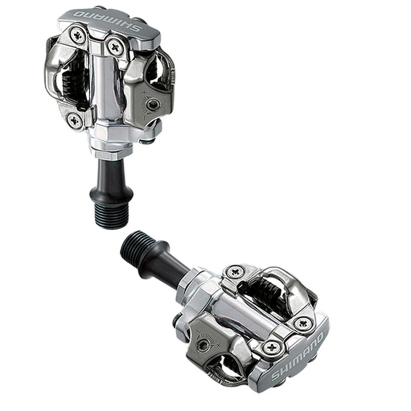 PEDALE VTT AUTO SHIMANO SPD XC M540 ARGENT (PR)