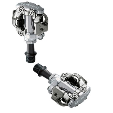 PEDALE VTT AUTO SHIMANO SPD XC M540 ARGENT (PR)