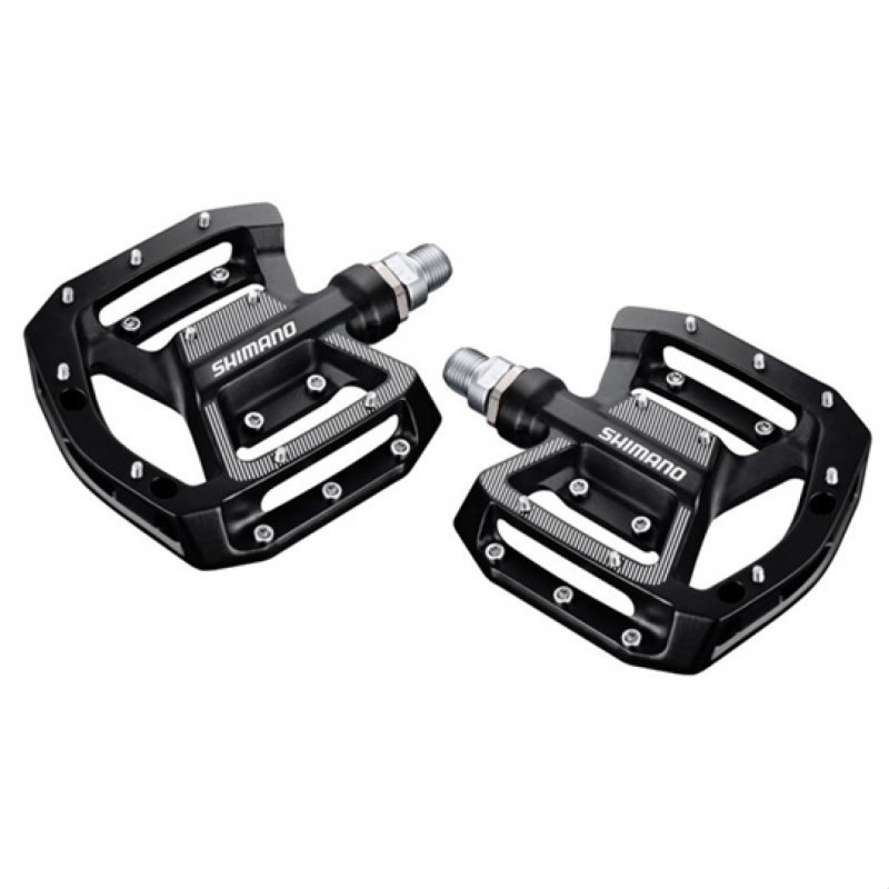 PEDALE VTT ALU SHIMANO GR500 NOIR PICOTS DEMONTABLES 535GR (PR)