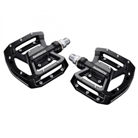 PEDALE VTT ALU SHIMANO GR500 NOIR PICOTS DEMONTABLES 535GR (PR)