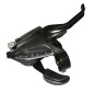 LEVIER-MANETTE VTT SHIMANO STEF500 DROIT 8V. NOIR POUR FREIN V-BRAKE 2 DOIGTS