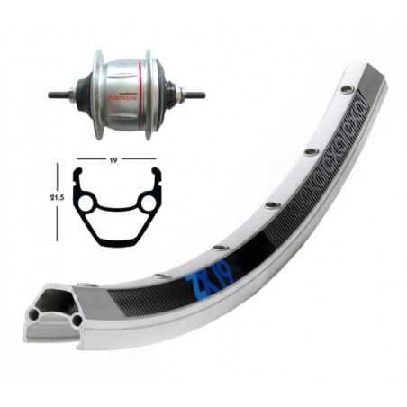 R.AR.28x1.75 WINORA EXAL ZX19 RÉTROP.SG-8R31 135 V-BRAK.AR.M - 2146562700 - 4032191719375