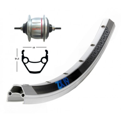R.AR.28x1.75 WINORA EXAL ZX19 RÉTROP.SG-8R31 135 V-BRAK.AR.M - 2146562700 - 4032191719375