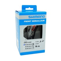 Derailleur vtt avant Shimano deore m4100 2x10 collier bas 28.6 à 34.9 tirage avant