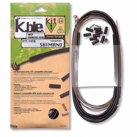 KIT FREIN INOXYDABLE VTT ADAPTABLE SHIMANO/SRAM - KTRXV0011 - 3700086800675