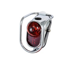 ECLAIRAGE VELO PILE AR OPTIMIZ  LED VINTAGE ACIER CHROME 2 FCTS - 10 LUX (FIXATION GARDE-B