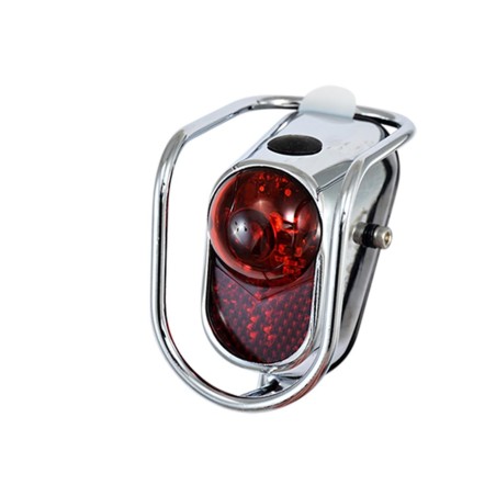 ECLAIRAGE VELO PILE AR OPTIMIZ  LED VINTAGE ACIER CHROME 2 FCTS - 10 LUX (FIXATION GARDE-B