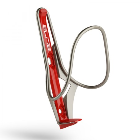 PORTE-BIDON ELITE MOREO ACIER INOXYDABLE ROUGE/ARGENT - 137101 - 8020775020777