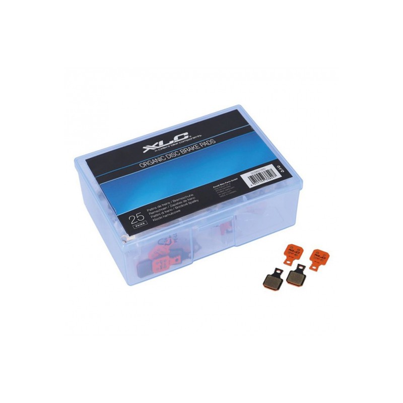 XLC BP-O20 KIT PLAQUETTES FREIN ORGAN.ACIER P/SHI(25 PAIRES) - 2039601500 - 4055149355104