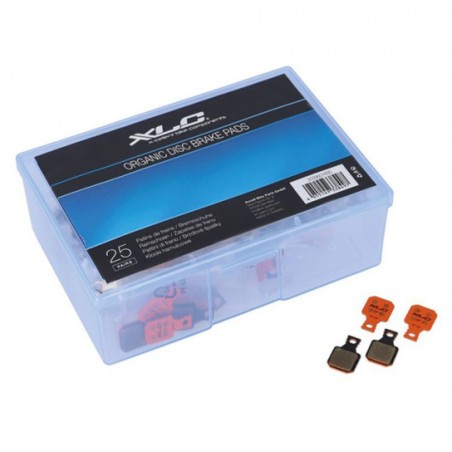 XLC BP-O20 KIT PLAQUETTES FREIN ORGAN.ACIER P/SHI(25 PAIRES) - 2039601500 - 4055149355104
