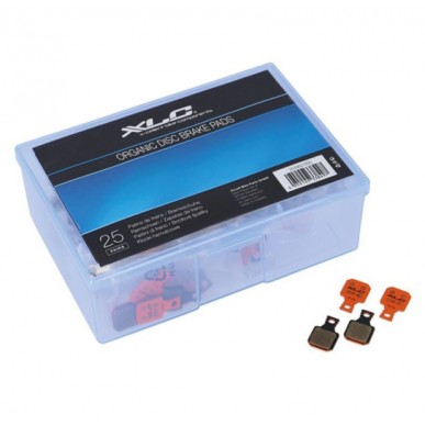 XLC BP-O20 KIT PLAQUETTES FREIN ORGAN.ACIER P/SHI(25 PAIRES) - 2039601500 - 4055149355104