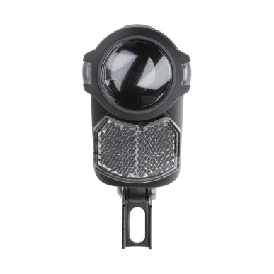 ECLAIRAGE VELO A PILE AVANT SUR FOURCHE AXA NOX SPORT AUTO 12 LUX NOIR LIVRE AVEC 2 PILES AA