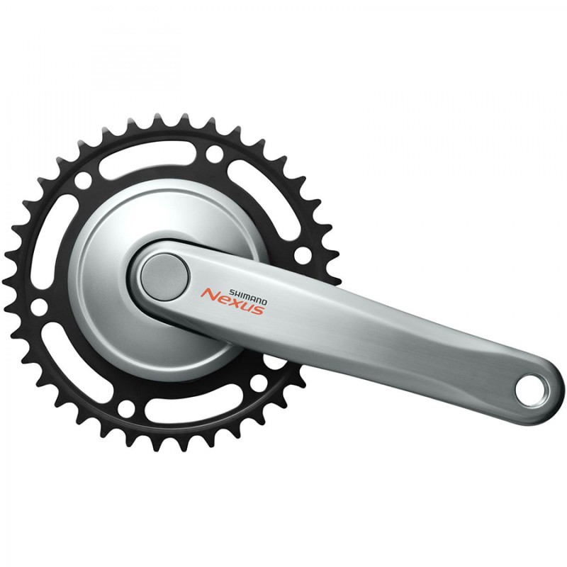 PÃ?DALIER SHIMANO NEXUS FC-C6000 170 mm 38D ALU/ACIER ARGENT - EFCC6000C8S - 4550170529741