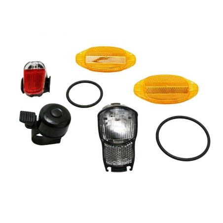 ECLAIRAGE VELO A PILE KIT HOMOLOGUE POUR VELO