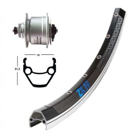 R.AV.28x1.75 WINORA EXAL ZX19 36TR.DIN.DH3D72 BLO.RA.135 N/A - 2146563700 - 4032191745244