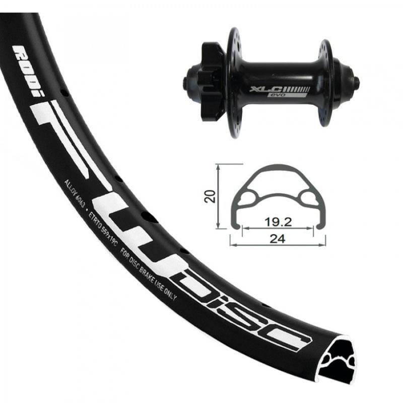 XLC FW-A05 ROUE AV.24x1.90 RODI DI.32T. 6 VIS VA.8.5 S/OE.N. - 2146805000 - 4055149256739