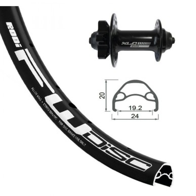 XLC FW-A05 ROUE AV.24x1.90 RODI DI.32T. 6 VIS VA.8.5 S/OE.N. - 2146805000 - 4055149256739