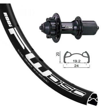 XLC FW-A05 ROUE AR.24x1.90 RODI DI.32T. 6 VIS VA.8.5 S/OE.N. - 2146805100 - 4055149256753