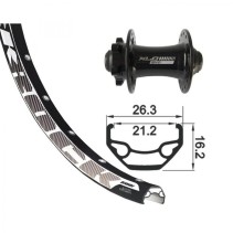 XLC TA-15 R.AV.26x1.90 RODI DIS.32T.6 VIS 100mm V.8.5 S/OE.N - 2146810200 - 4055149016647